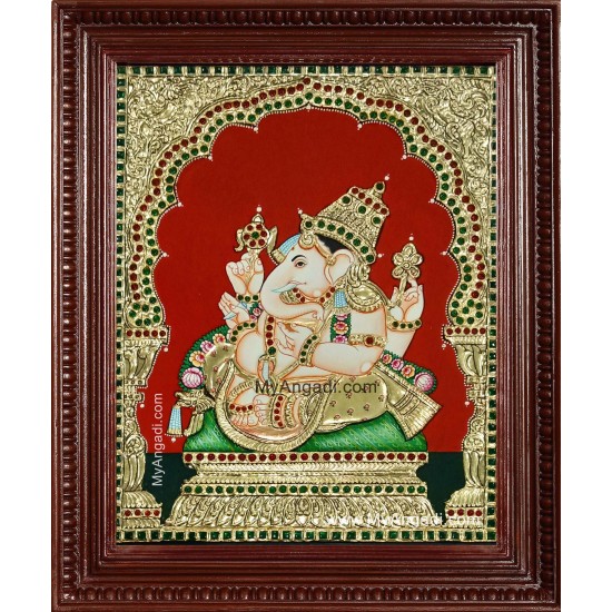 Sri Ganesha Tanjore Painting