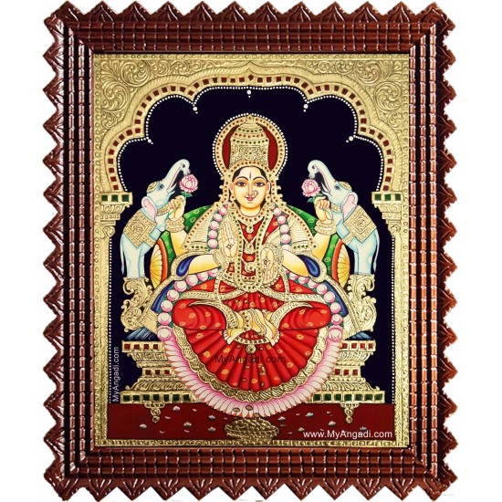 Gaja Laxmi Tanjore Painting