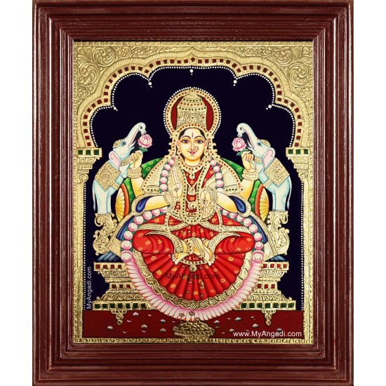 Gaja Laxmi Tanjore Painting