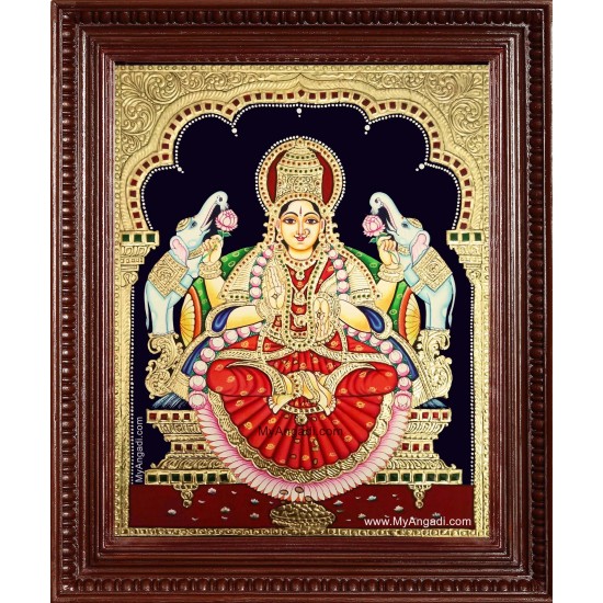 Gaja Laxmi Tanjore Painting