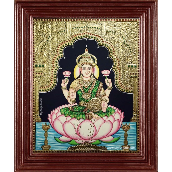 Dhana Lakshmi Tanjore Painting