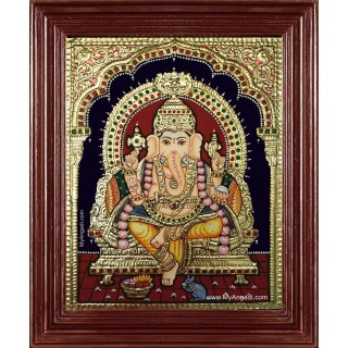 Ganesha Tanjore Painting