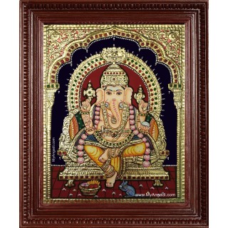 Ganesha Tanjore Painting Ganesha Tanjore Painting
