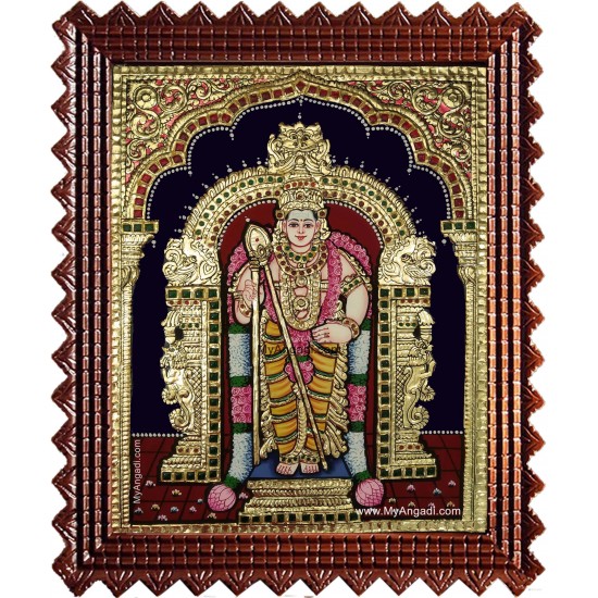 Murugan Tanjore Painting Murugan Tanjore Painting