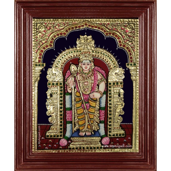 Murugan Tanjore Painting Murugan Tanjore Painting