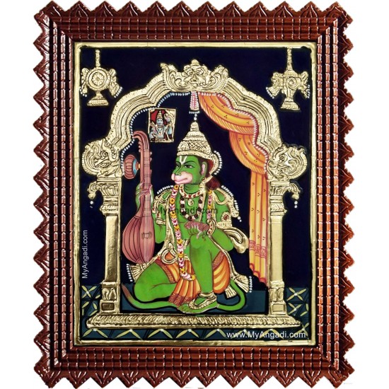 Hanuman Tanjore Painting