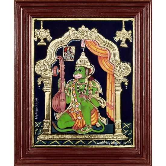 Hanuman Tanjore Painting