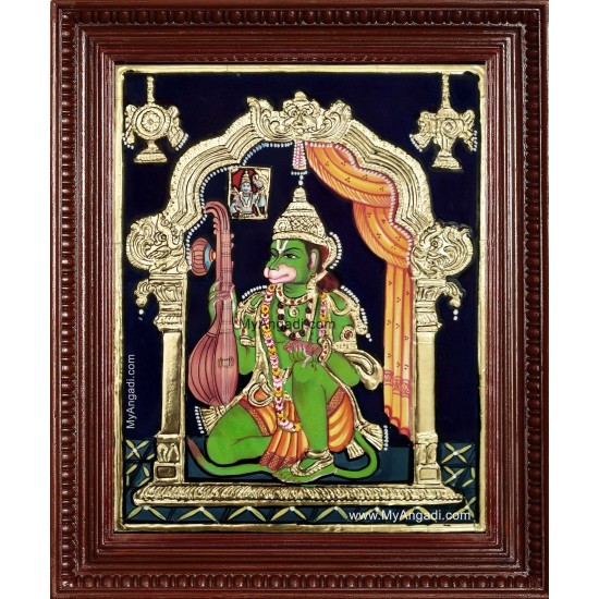 Hanuman Tanjore Painting