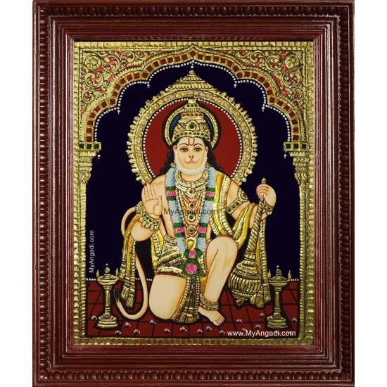 Anchaneya Tanjore Painting Anchaneya Tanjore Painting