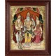 Shri Ramar Sitadevi Lakshmanan Hanuman Tanjore Painting Shri Ramar Sitadevi Lakshmanan Hanuman Tanjore Painting