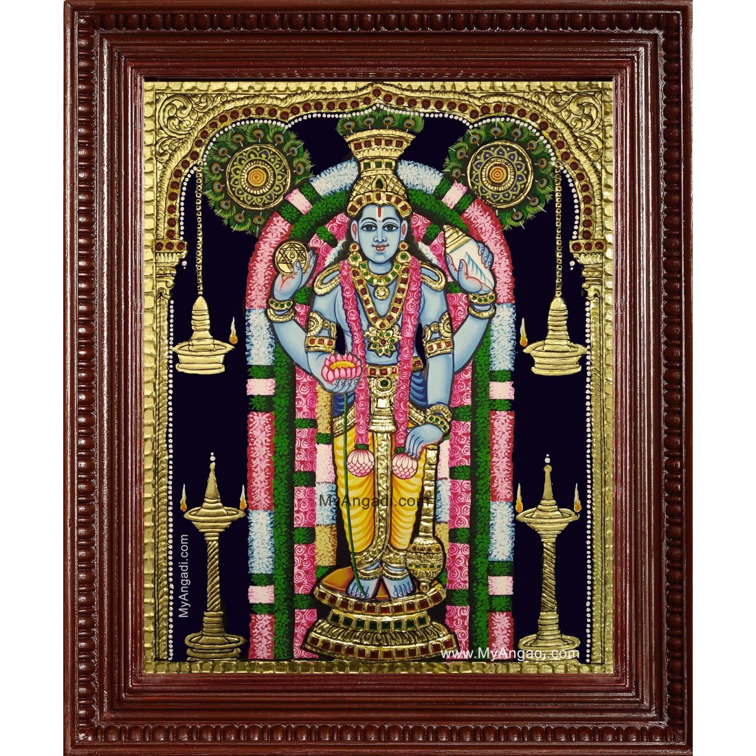 Guruvayurappan Tanjore Painting Buy Tanjore Paintings Online Shopping