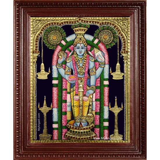 Guruvayurappan Tanjore Painting Guruvayurappan Tanjore Painting
