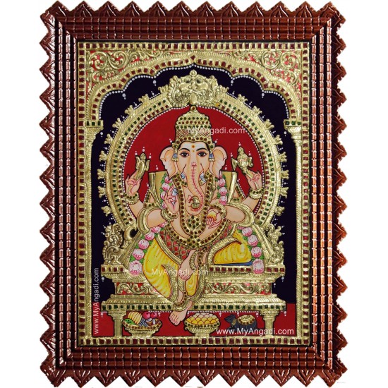 Ganesha Tanjore Painting