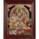 Shiva Family Tanjore Painting Shiva Family Tanjore Painting
