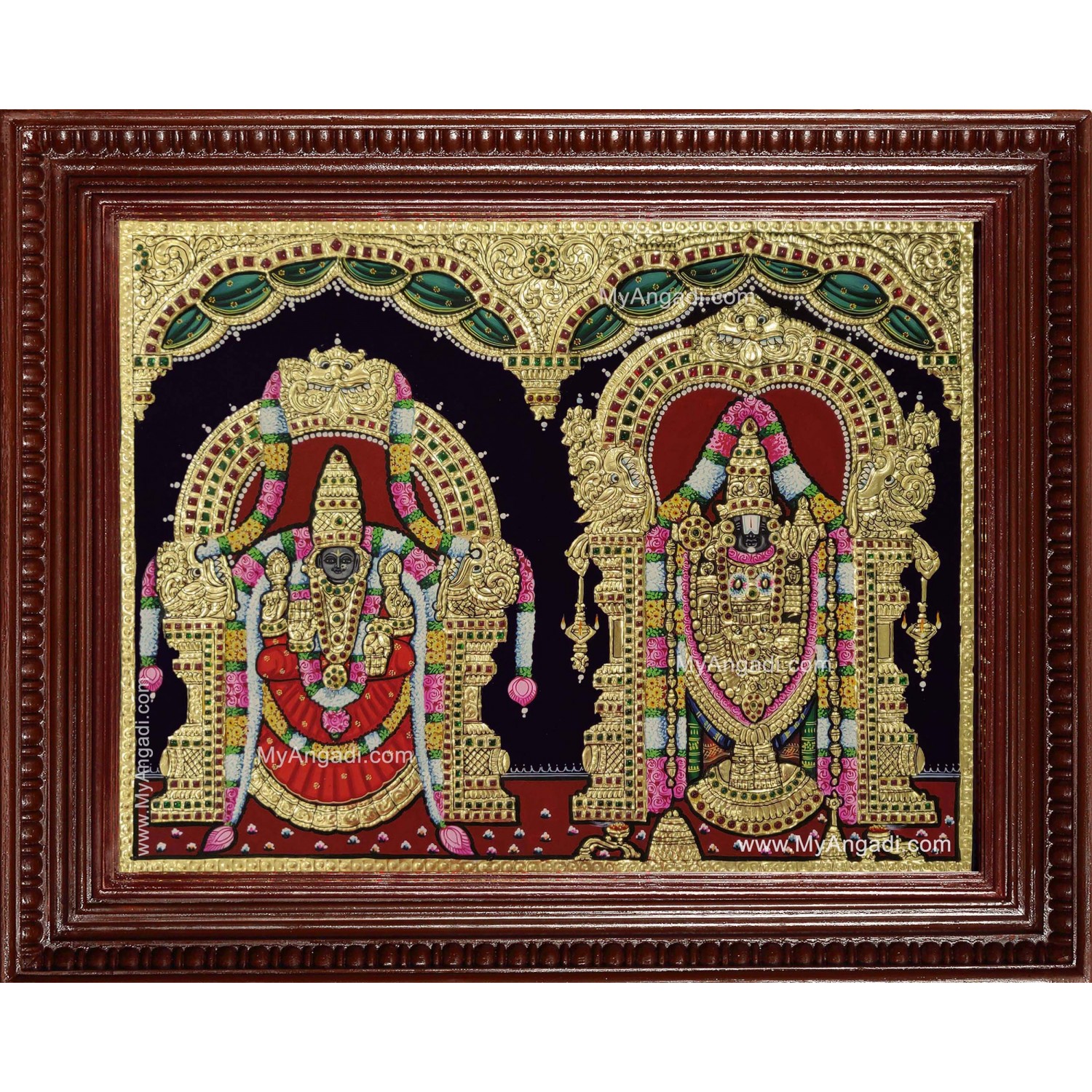 Balaji Padmavathi Thaayar Tanjore Painting Buy Tanjore Paintings