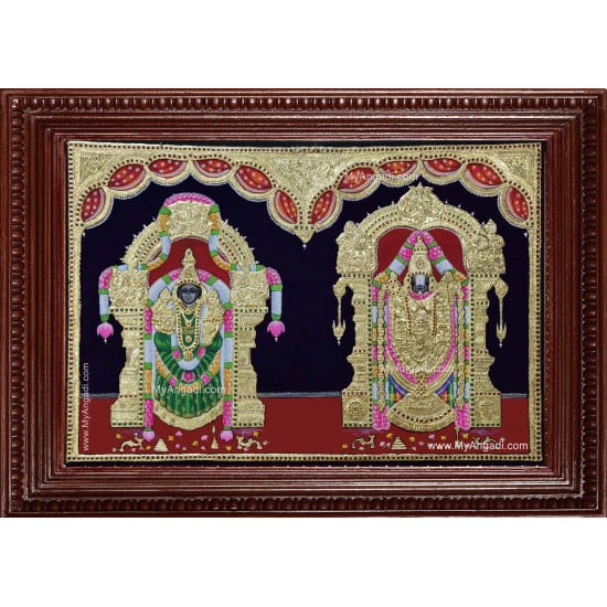 Srinivasan Alamelumanga Tanjore Painting Srinivasan Alamelumanga Tanjore Painting