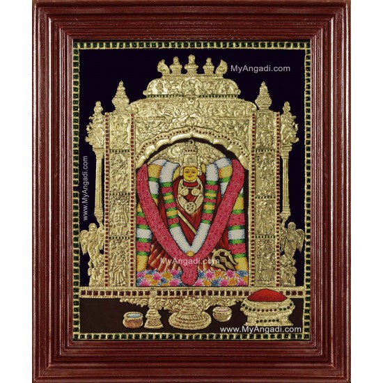 Sri Kanaka Durga Malleswaram Tanjore Painting Sri Kanaka Durga Malleswaram Tanjore Painting