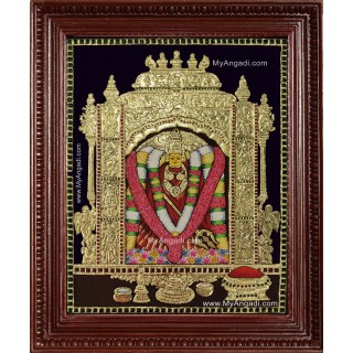 Sri Kanaka Durga Malleswaram Tanjore Painting Sri Kanaka Durga Malleswaram Tanjore Painting