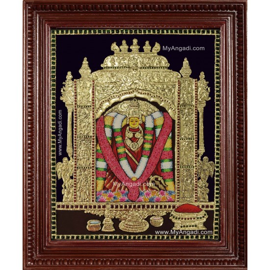 Sri Kanaka Durga Malleswaram Tanjore Painting Sri Kanaka Durga Malleswaram Tanjore Painting