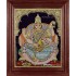 Goddess Saraswati Devi Tanjore Painting