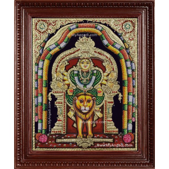 Bana Sankari Tanjore Painting Bana Sankari Tanjore Painting