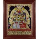 Sri Siddhammal Sri Perumal Swami Tanjore Painting Sri Siddhammal Sri Perumal Swami Tanjore Painting