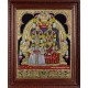 Sri Siddhammal Sri Perumal Swami Tanjore Painting Sri Siddhammal Sri Perumal Swami Tanjore Painting