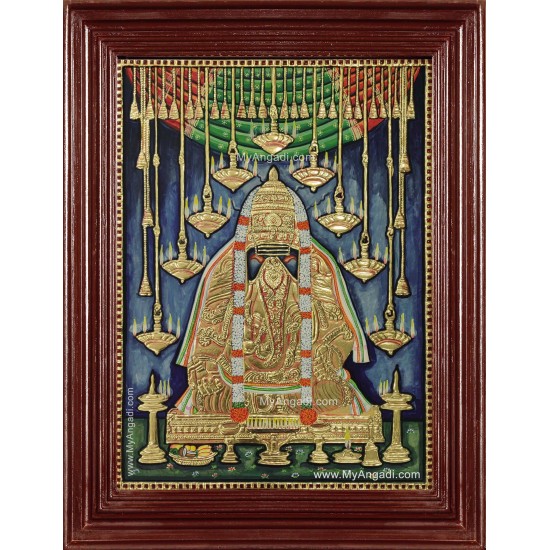 Pillayarpatti Karpaga Vinayakar Tanjore Painting Pillayarpatti Karpaga Vinayakar Tanjore Painting