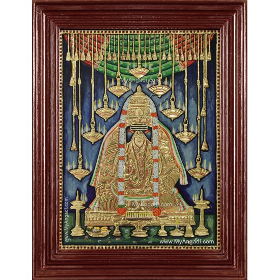 Pillayarpatti Karpaga Vinayakar Tanjore Painting