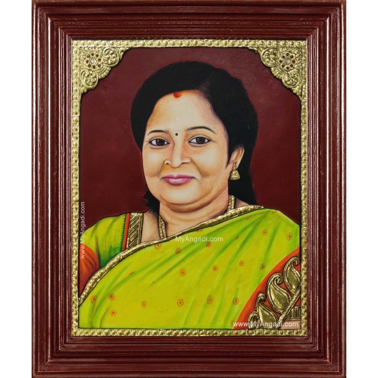 Tamizhisai Soundar Rajan Tanjore Painting Tamizhisai Soundar Rajan Tanjore Painting