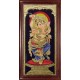 Lord Ganesh Playing Flute Tanjore Painting