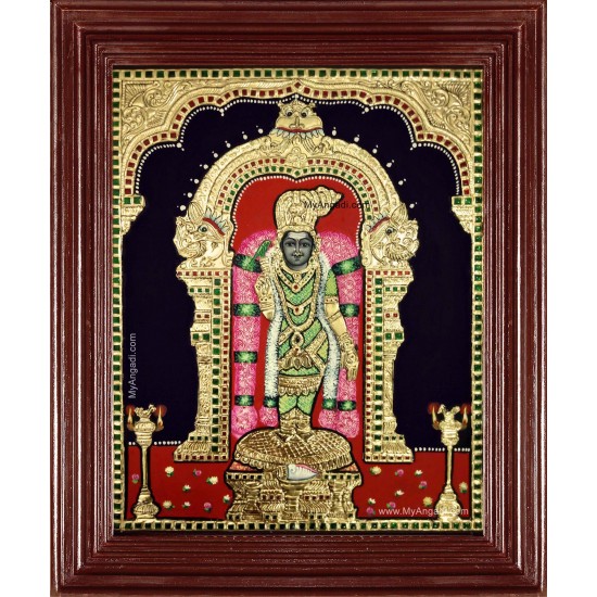 Madurai Meenatchi Amman Tanjore Painting Madurai Meenatchi Amman Tanjore Painting