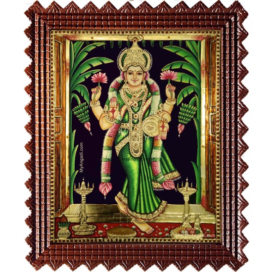 Graha Lakshmi Tanjore Painting