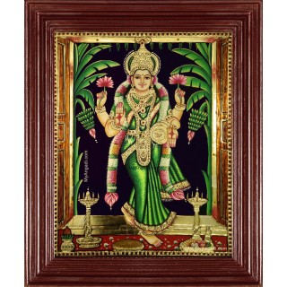 Graha Lakshmi Tanjore Painting