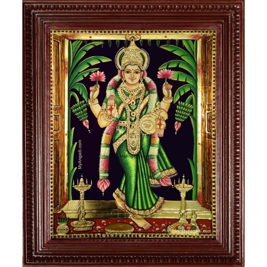 Graha Lakshmi Tanjore Painting