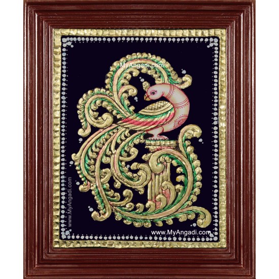 Annam Swan / Anna Pakshi Tanjore Painting