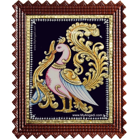 Annam Swan / Anna Pakshi Tanjore Painting Annam Swan / Anna Pakshi Tanjore Painting