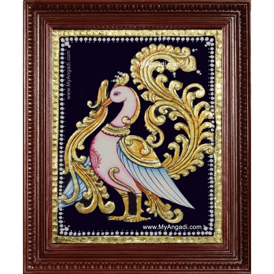 Annam Swan / Anna Pakshi Tanjore Painting