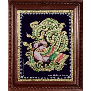 Annam Swan / Anna Pakshi Tanjore Painting