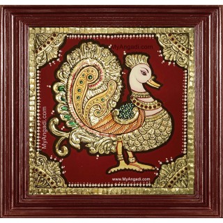 Anna Pakshi Tanjore Painting - 2