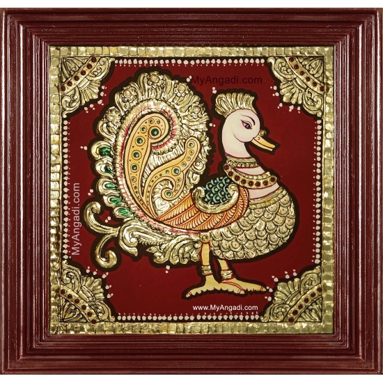 Anna Pakshi Tanjore Painting - 2