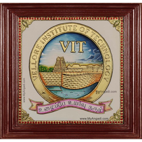 VIT University Logo Tanjore Painting VIT University Logo Tanjore Painting