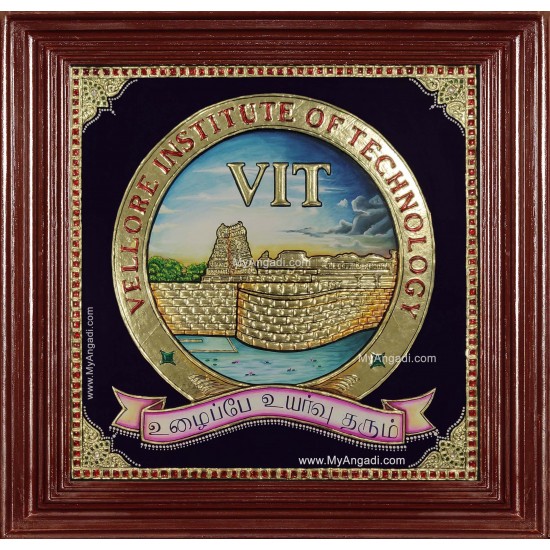VIT University Logo Tanjore Painting