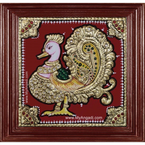 Anna Pakshi Tanjore Painting - 1