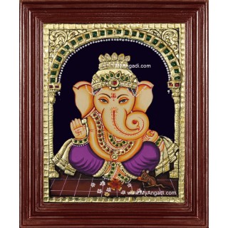 Ganesha Tanjore Painting