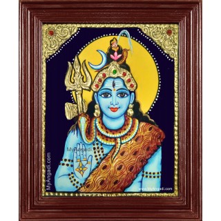 Shiva Tanjore Painting