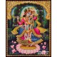 Radha Krishna Double Emboss Tanjore Painting