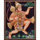 Hanuman Double Emboss Tanjore Painting