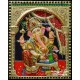 Ganesha 3d Embossed Tanjore Painting
