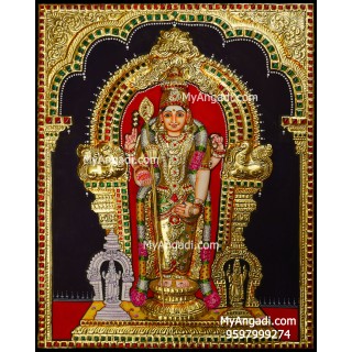 Murugan 3d Tanjore Painting